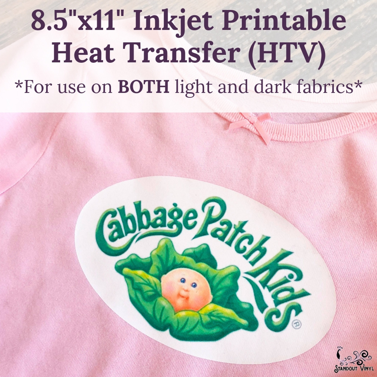 Inkjet Printable Heat Transfer Vinyl